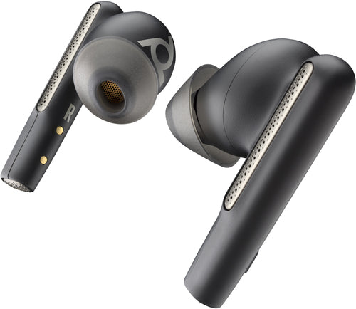 POLY Voyager Free 60 UC M Carbon Black Earbuds +BT700 USB-C Adapter +Basic Charge Case