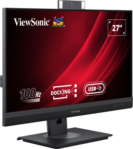 Viewsonic VG Series VG2757V-2K 27” QHD 100Hz Video Conferencing Docking Monitor LED display 2560 x 1440 pixels Black