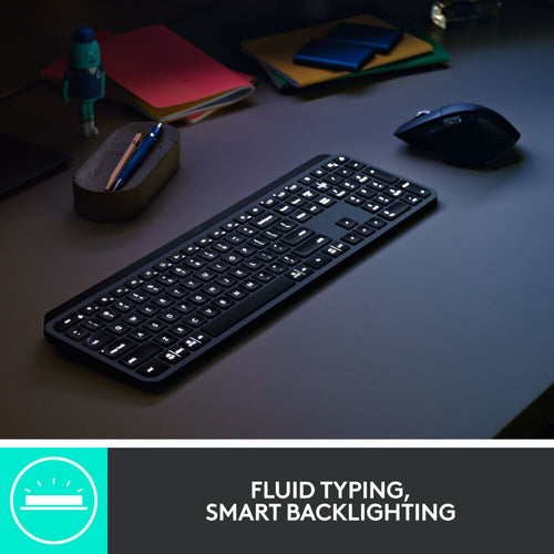 Logitech MX Keys combo for Business Gen 2 keyboard Mouse included RF Wireless + Bluetooth QWERTY UK International Graphite