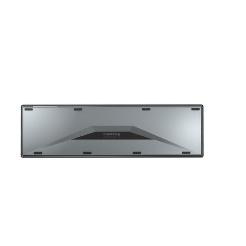 CHERRY DW 9500 SLIM keyboard Mouse included Universal RF Wireless + Bluetooth AZERTY French Black, Grey
