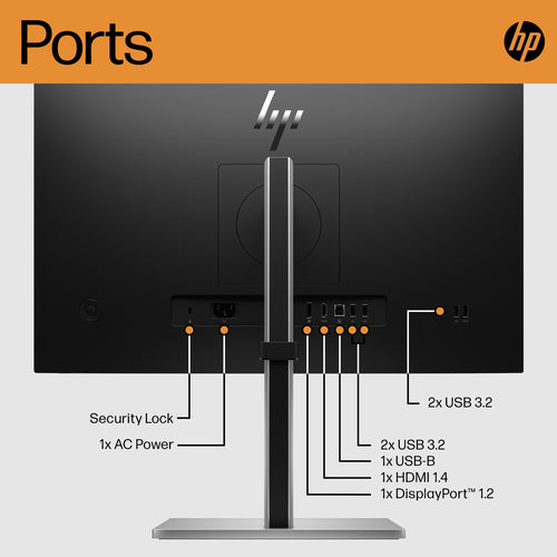 HP E24 G5 FHD No Stand Monitor