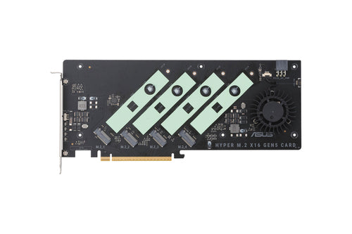 ASUS Hyper M.2 x16 Gen5 Card interface cards/adapter Internal
