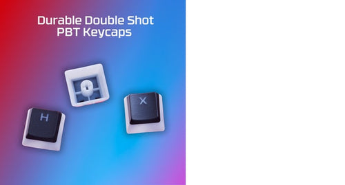 HP HyperX Pudding Keycaps 2 - Full Key Set - PBT - Black (US Layout)