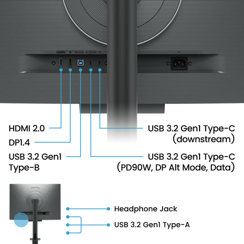 BenQ RD280UA computer monitor 71.6 cm (28.2