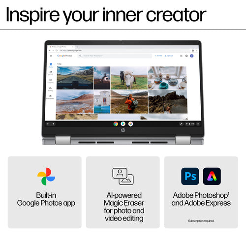 HP Chromebook x360 14b-cd0000na Intel® Core™ i3 i3-N305 35.6 cm (14