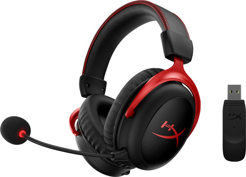 HyperX Cloud II Wireless - Gaming Headset (Black-Red)