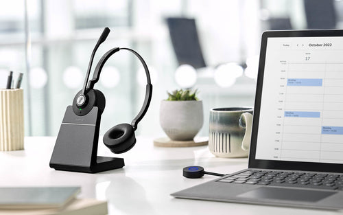 Jabra ENGAGE 55 UC STEREO Headset Wireless Head-band Office/Call center Black