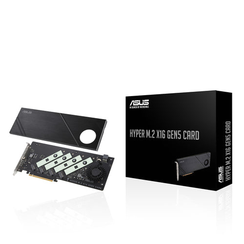 ASUS Hyper M.2 x16 Gen5 Card interface cards/adapter Internal