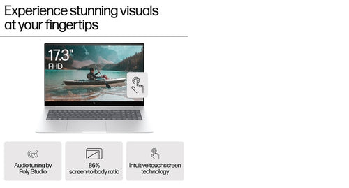HP ENVY 17-da0002na Intel Core Ultra 5 125H Laptop 43.9 cm (17.3