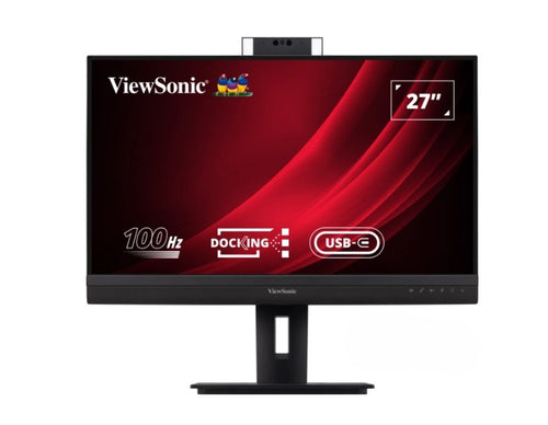 Viewsonic VG Series VG2757V-2K 27” QHD 100Hz Video Conferencing Docking Monitor LED display 2560 x 1440 pixels Black Viewsonic VG Series VG2757V-2K 27” QHD 100Hz Video Conferencing Docking Monitor LED display 2560 x 1440 pixels Black