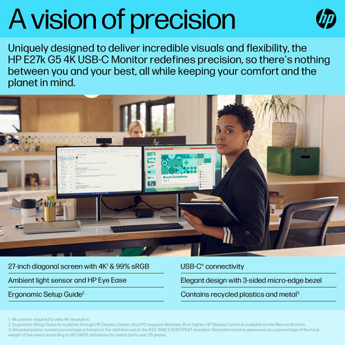 HP E-Series E27k G5 computer monitor 68.6 cm (27