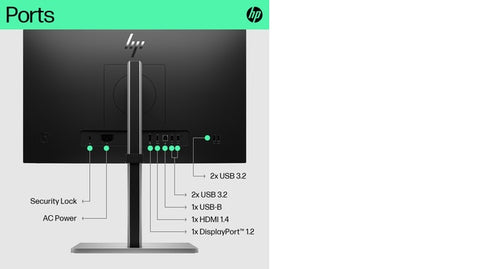 HP E-Series E22 G5 computer monitor 54.6 cm (21.5