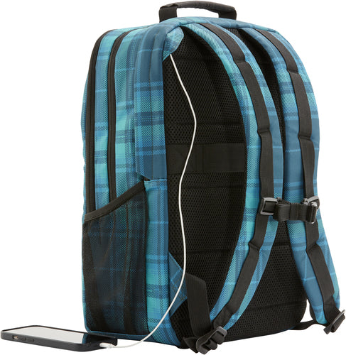 HP Campus XL Tartan Plaid Backpack