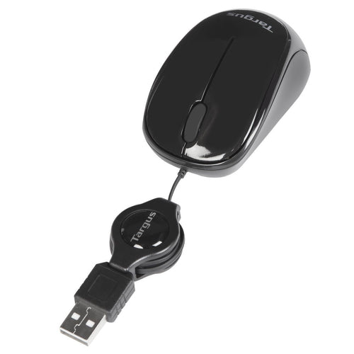 Targus AMU75EU mouse Ambidextrous USB Type-A Blue Trace 1000 DPI