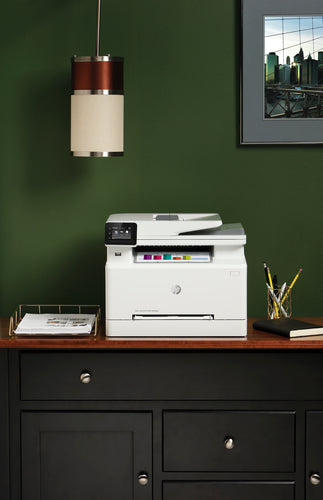 HP Color LaserJet Pro MFP M283fdw, Print, Copy, Scan, Fax, Front-facing USB printing; Scan to email; Two-sided printing; 50-sheet uncurled ADF