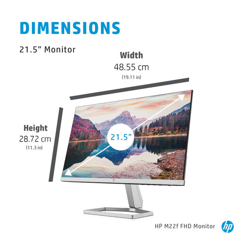 HP M22f computer monitor 54.6 cm (21.5