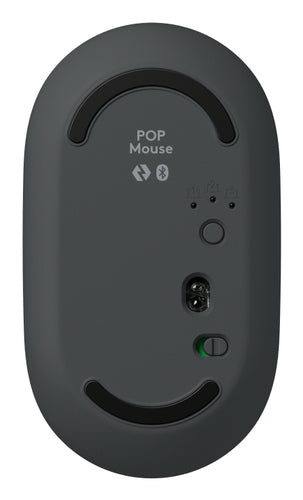 Logitech POP Icon Combo keyboard Mouse included Universal Bluetooth QWERTY UK English Graphite, Green