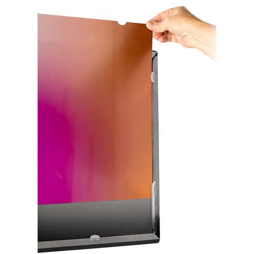 StarTech.com 27-inch 16:9 Gold Monitor Privacy Screen, Reversible Filter w/Enhanced Privacy, Glossy Computer Security Filter, Removable Screen Protector/Shield, +/- 30 Deg.