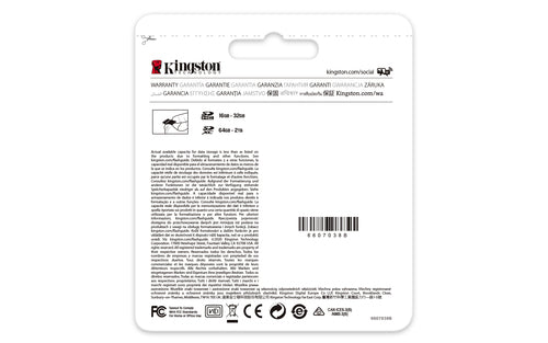Kingston Technology 64GB SDXC Canvas Go Plus 170R C10 UHS-I U3 V30