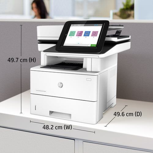 HP LaserJet Enterprise MFP M528dn, Print, copy, scan and optional fax, Front-facing USB printing; Scan to email; Two-sided printing; Two-sided scanning