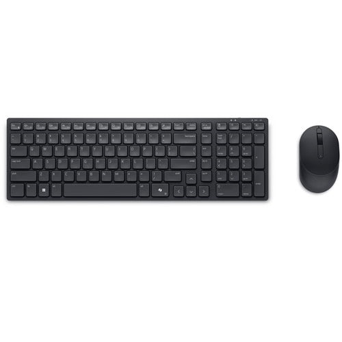 DELL KM555 keyboard Mouse included Universal RF Wireless + Bluetooth QWERTY US International Black