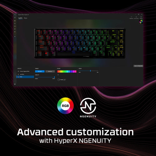 HyperX Alloy Origins 65 - Mechanical Gaming Keyboard - HX Red (US Layout)