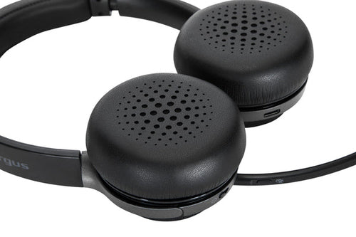 Targus AEH104GL headphones/headset Wired & Wireless Head-band Calls/Music USB Type-C Bluetooth Black
