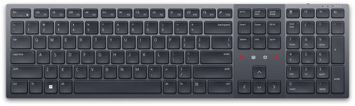 DELL KB900 keyboard RF Wireless + Bluetooth QWERTY UK English Graphite