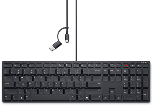 Cynex Key DELL KB525C keyboard Office USB QWERTY US International Black – Cynex