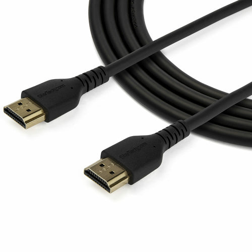 StarTech.com 4.9ft (1.5m) Premium Certified HDMI 2.0 Cable with Ethernet - Durable High Speed UHD 4K 60Hz HDR - Rugged M/M HDMI Cord with Aramid Fiber - TPE - Ultra HD Monitors, TVs & Displays
