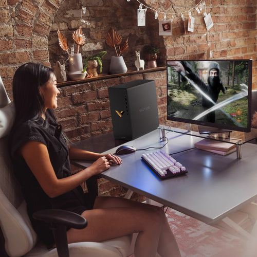 Victus by HP 15L TG02-1013na Intel® Core™ i5 i5-13400F 16 GB DDR4-SDRAM 1 TB SSD NVIDIA GeForce RTX 4060 Ti Windows 11 Home Tower PC Silver