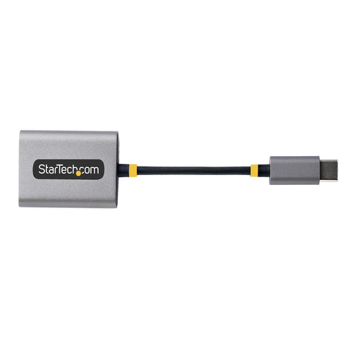 StarTech.com USB-C Headphone Splitter, USB Type C Dual Headset Adapter w/Mic Input, USB C to 3.5mm Audio Adapter/Earphone Dongle, USB C to Audio Jack/Aux Output, 24-bit DAC
