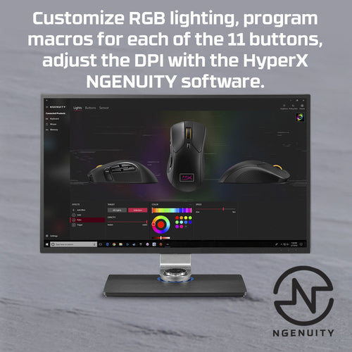 HyperX Pulsefire Raid - Gaming Mouse (Black)
