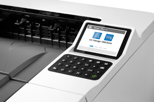 HP LaserJet Enterprise M406dn, Black and white, Printer for Business, Print, Compact Size; Strong Security; Two-sided printing; Energy Efficient; Front-facing USB printing