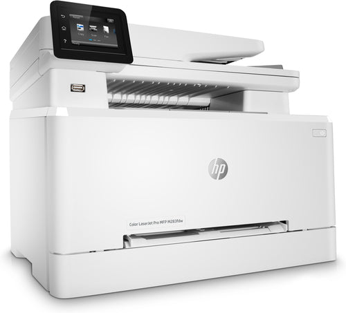 HP Color LaserJet Pro MFP M283fdw, Print, Copy, Scan, Fax, Front-facing USB printing; Scan to email; Two-sided printing; 50-sheet uncurled ADF