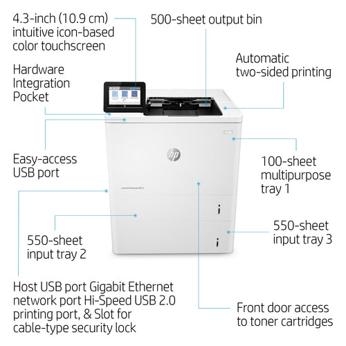 HP LaserJet Enterprise M612dn, Print, Two-sided printing