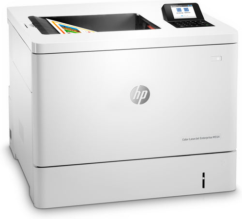 HP Color LaserJet Enterprise M554dn Printer, Print, Front-facing USB printing; Two-sided printing