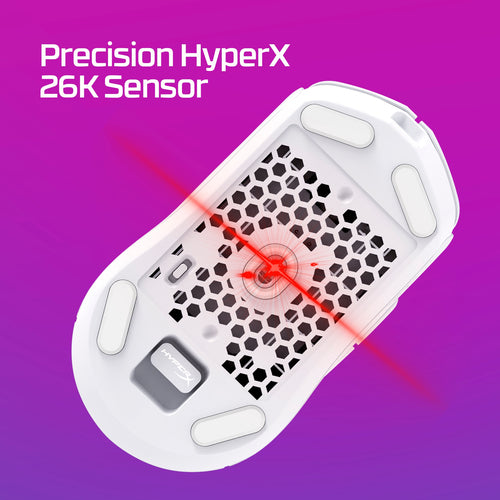 HyperX Pulsefire Haste 2 - Wireless Gaming Mouse (White)