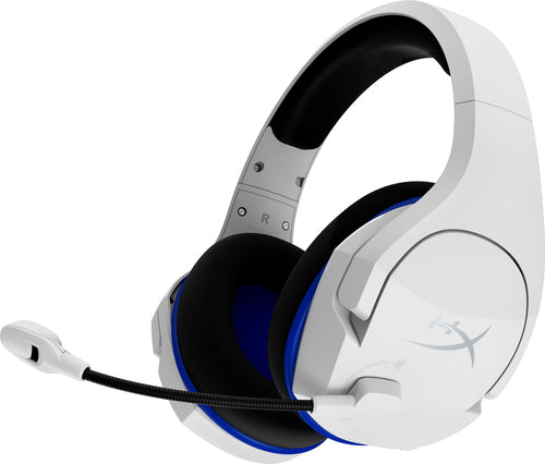 HyperX Cloud Stinger Core - Wireless Gaming Headset (White-Blue) - PS5-PS4 Head-band Blue, White