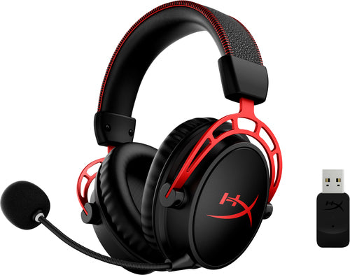 HyperX Cloud Alpha - Wireless Gaming Headset (Black-Red) Head-band Black, Red