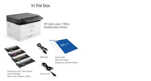 HP Color Laser MFP 178nw, Print, copy, scan, Scan to PDF